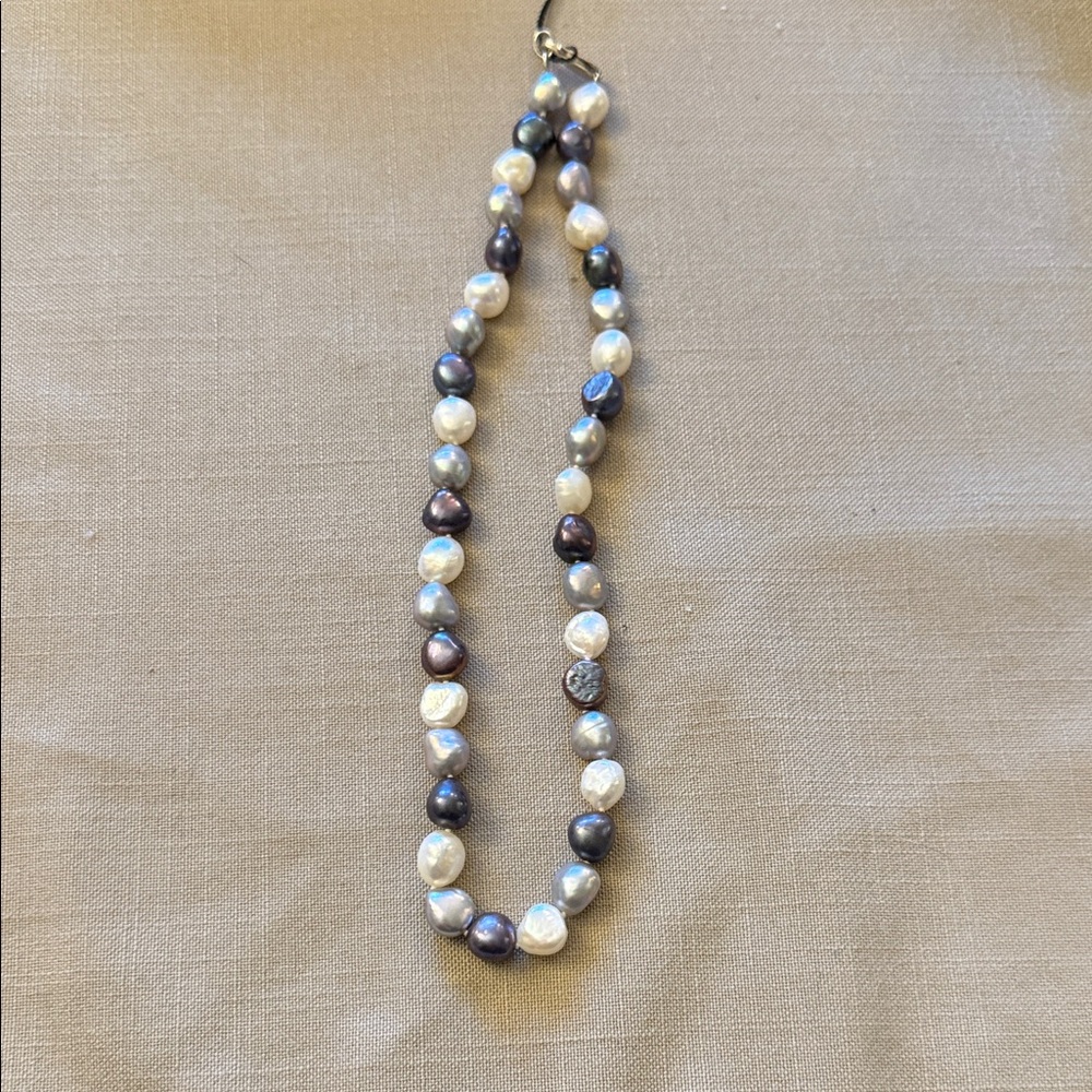 NWT: string of Honora freshwater pearls with silver clasp